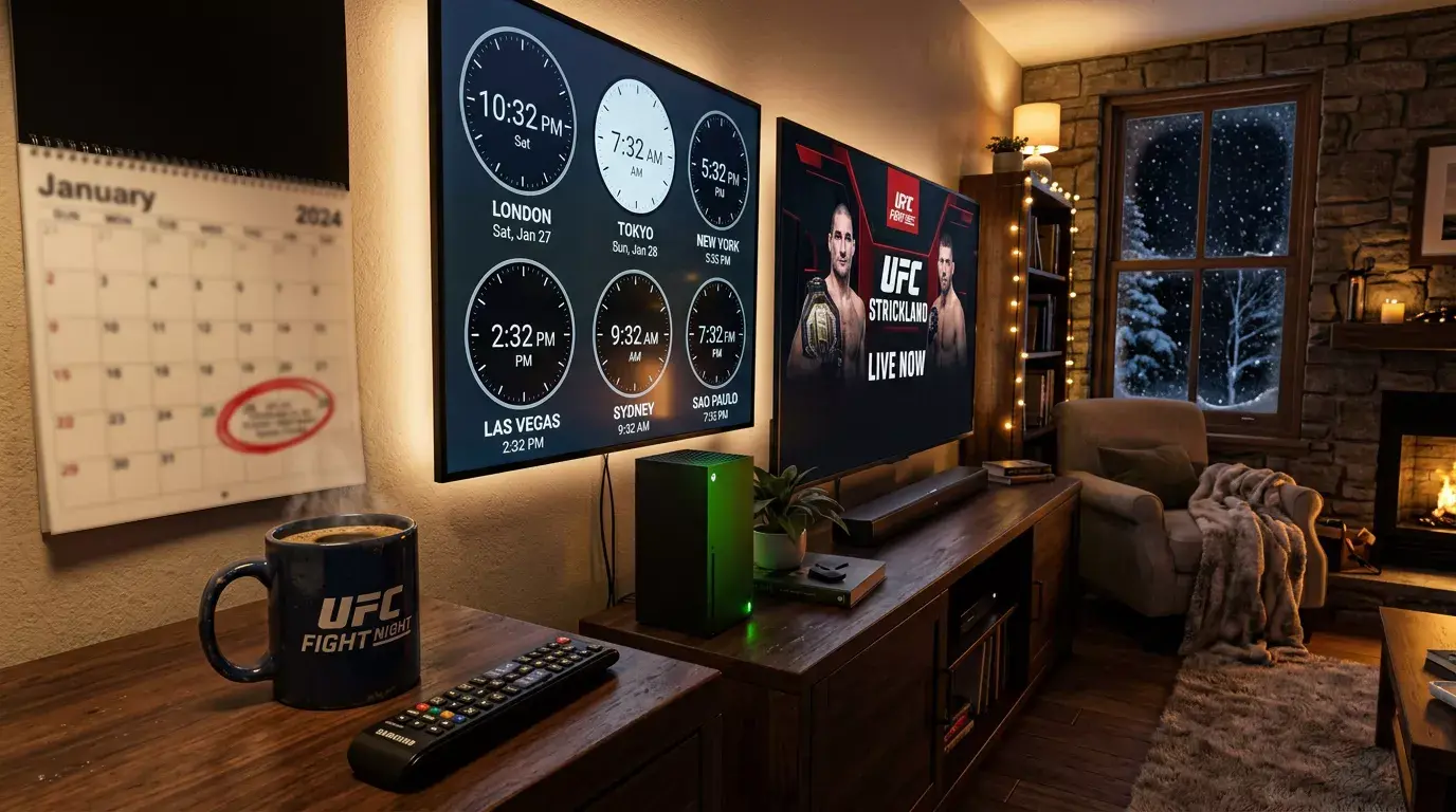 Horarios y calendario de eventos UFC para España