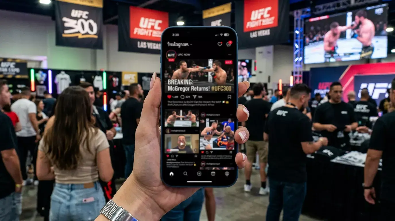 Impacto de redes sociales y hype en apuestas UFC