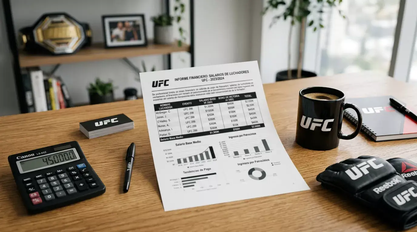 Datos de compensación y salarios de luchadores en UFC